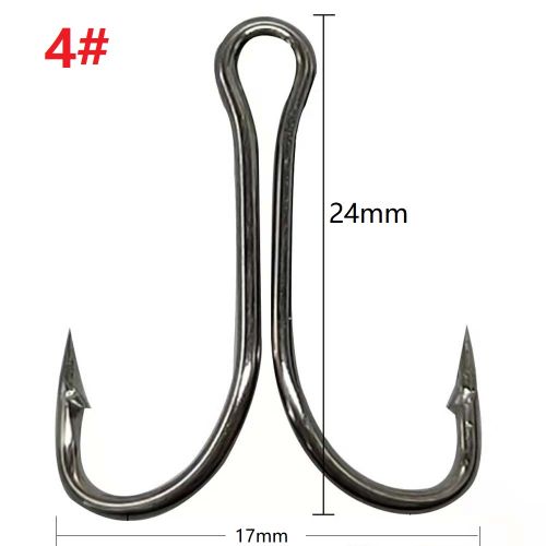 Shop Generic 10pcs/lot Long Shank Double Hook Fly Tying Fishing hooks  Online