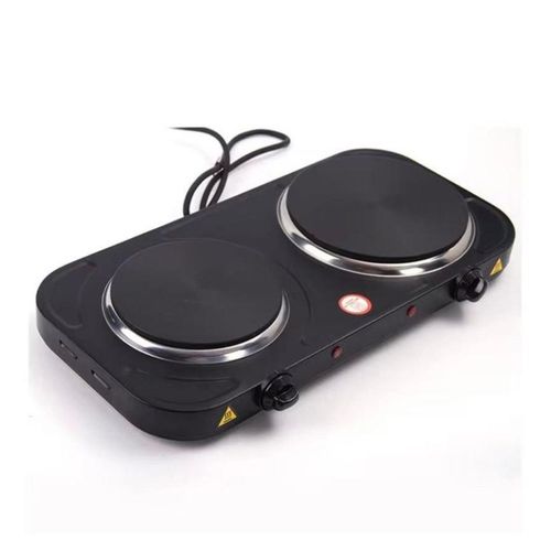 product_image_name-Generic-Electric 2 Burner Hot Plate - 2500W - Black-1