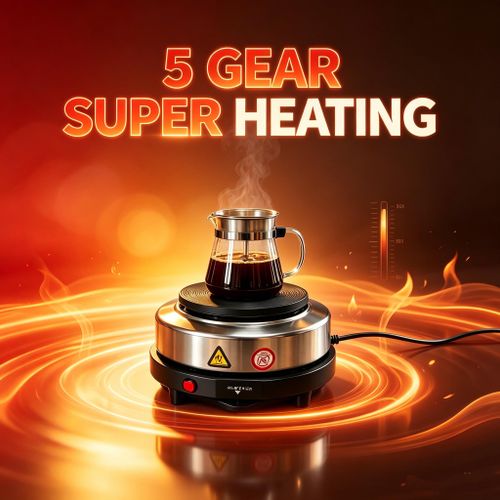 MAISON SOPHIE Portable Electric Heater with 5-Level Temperature Control - image 4