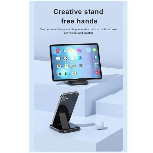 Generic 60W 7 in 1 Fast Charging Cable Box, High-Speed Multifunctional Data Cable Storage Case -Black - image 4