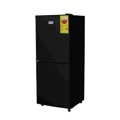 Nasco NASD2-10FL-B Double Door Fridge - 106 Litre Black - image 2