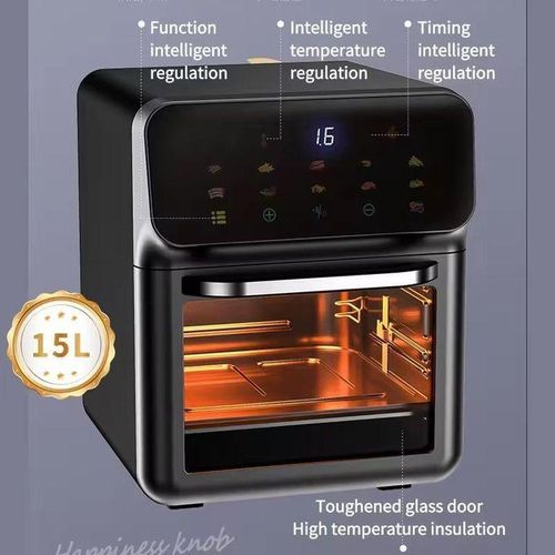 Generic Digital Multipurpose Air Fryer/Oven -15L, Grey/Black