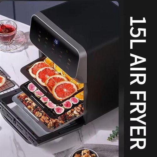 Generic Digital Multipurpose Air Fryer/Oven -15L, Grey/Black - image 3