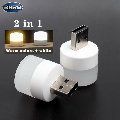 Rhr RHRB 2-in-1 USB Mini LED Light – Warm & White Light - image 2