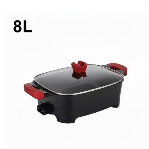 White Label Multipurpose Electric Cooking Pot - 8L - Multicolour