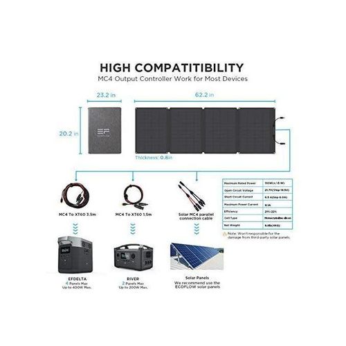 product_image_name-ECOFLOW-110W Portable Solar Panel for Power Station, Foldable Solar Charger Chainable with Adjustable Kickstand, Waterproof IP68 for Outdoor Camping Indoor RV-4