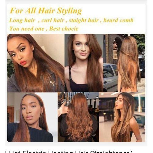 product_image_name-Genetic-Hot Hair Straightener Comb Fast Heating -Gold-5