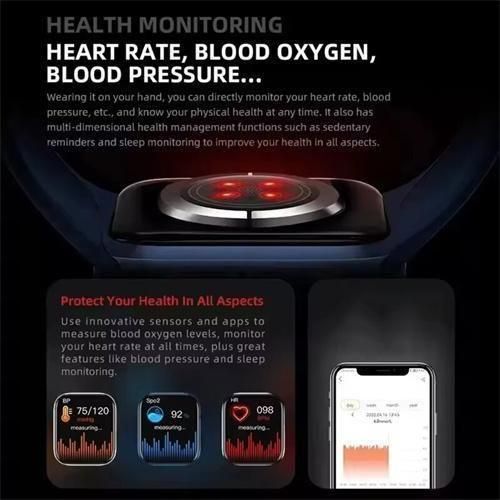 Generic S12 Pro Max Smart Watch 49mm 2.3" AMOLED Bluetooth Calling 7 Strap Combo Compatible With Android & iOS - image 2