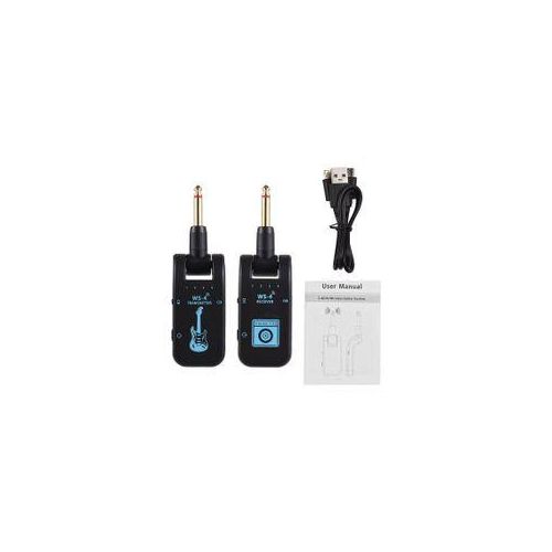 Generic 2.4G Wireless Rechargeable Guitar Transmitter Receiver Set