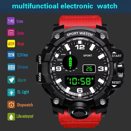 product_image_name-Fashion-Men's LED Digital Watch Men's Sports Watch Electronic Watch-6