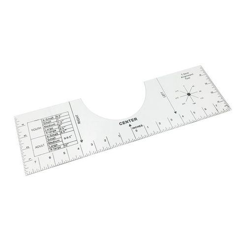 Shop Generic T-Shirt Ruler Guide Alignment Tool For HTV Cricut Crewneck ...