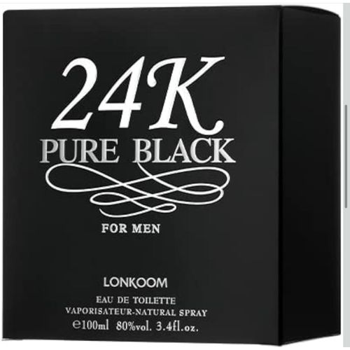 product_image_name-Hannas secret-24K Pure Black Eau de Parfum for Men by Lonkoom, 100ml-3