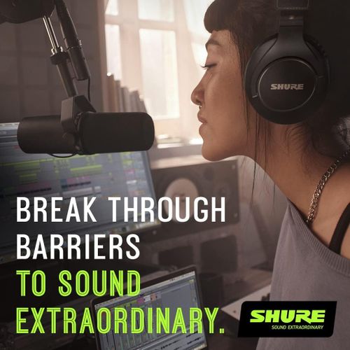 Shure Dynamic Microphone For Broadcast, Podcast, Live Stage Recording (SHURE SM7B) - Black - image 6