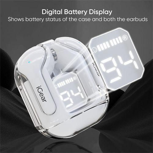 product_image_name-Generic-Wireless Crystal Clear Bluetooth 5.3 Earphones With LED Digital Display-4