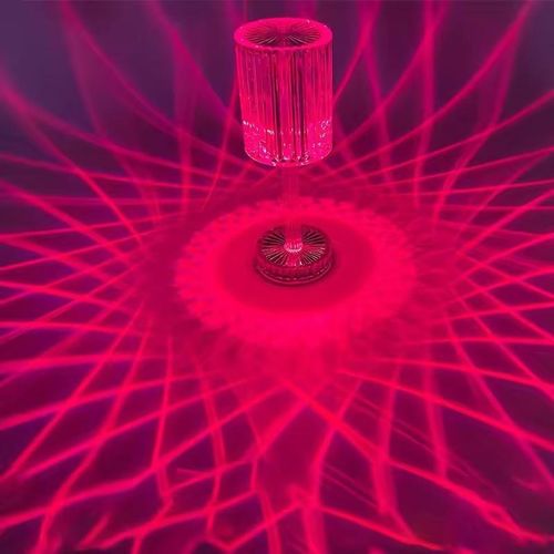 GALUIN Romantic Atmosphere Crystal LED Bedside Lamp, 16 Touch Colors, Rechargeable - image 8