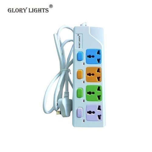 product_image_name-Generic-Powerful Electrical Extension Board Universal Way Power Button 3M Extension Cord Socket Charger Plug Adaptor 4 Power Plug-1