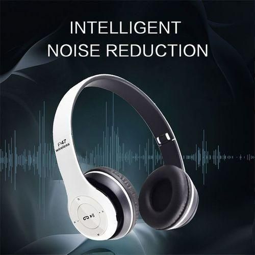 Generic P47 Wireless Bluetooth Headphones Over Ear Foldable Stereo Bass Headset - image 8