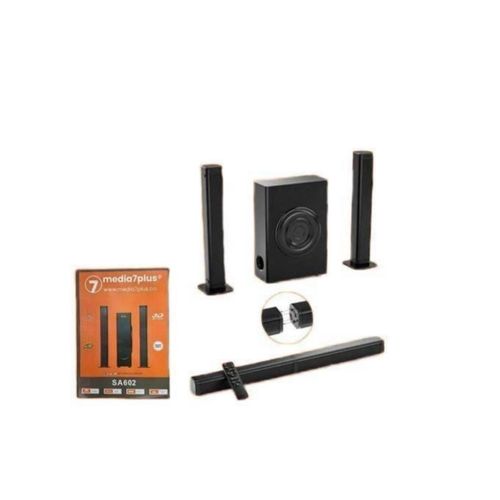 Generic Media 7 Plus SA602 Home Theater System Set - Black