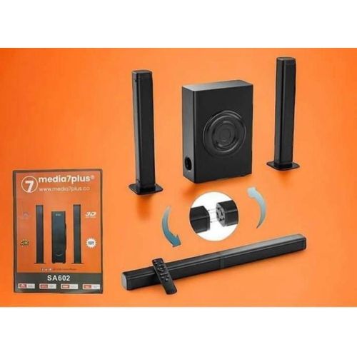 Generic Media 7 Plus SA602 Home Theater System Set - Black - image 2