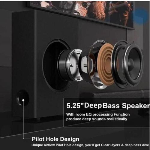 Generic Media 7 Plus SA602 Home Theater System Set - Black - image 6
