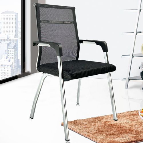 Generic Modern Breathable Mesh Office Chair with Armrests, Black - image 4