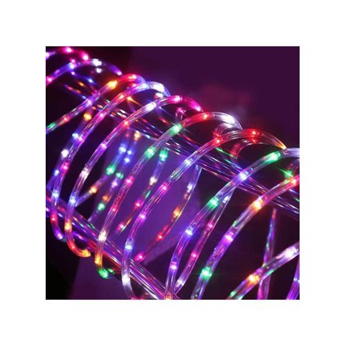 product_image_name-Generic-10m Solar Tube Light String- Multi-Mode Decorative Copper Wire Solar String Light - Multicolor-4