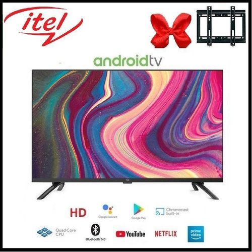 Itel Smart TV 32"- QLED - Android - Black