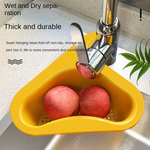 Dropship Swan Drain Basket Sink 4pcs, Kitchen Triangle Sink Filter