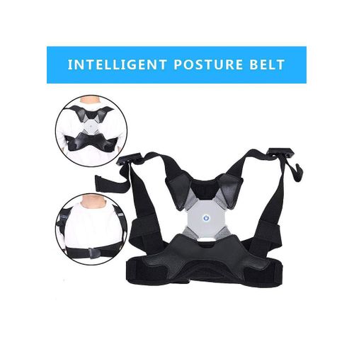 product_image_name-Generic-Adult Elastic Hunchback Body Posture Corrector Belt With Adjustable Back Brace - S/M-Black-2