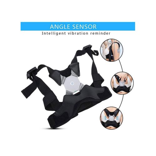 product_image_name-Generic-Adult Elastic Hunchback Body Posture Corrector Belt With Adjustable Back Brace - S/M-Black-4