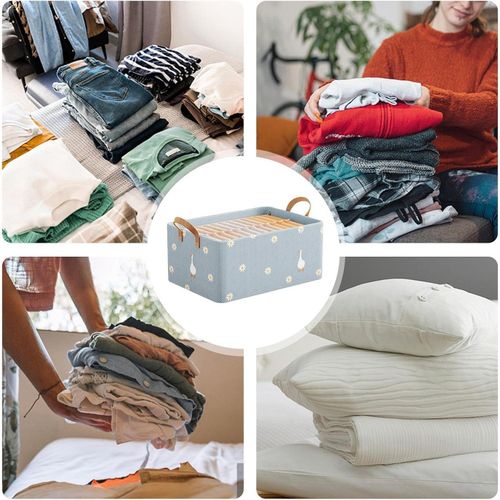 product_image_name-Generic-1 Pack folding basket-clothing storage basket 47*28*20CM-Daisy Duck-3