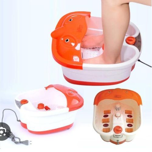 AD Large Foot Massaging Bath - Multicolour