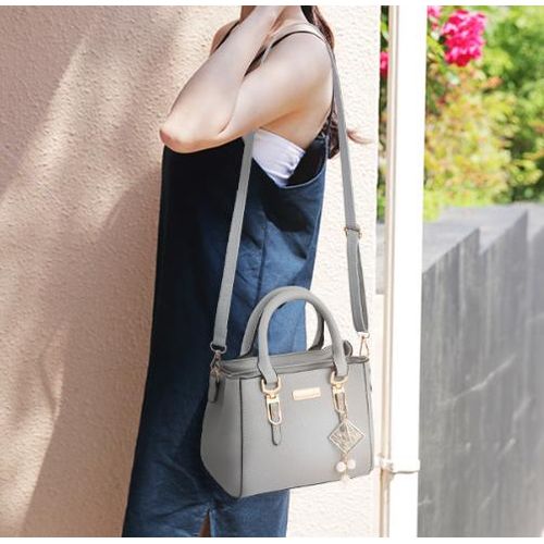 GALUIN Chic Pearl Charm Structured Tote, Multi-wear Design Fit Work and Casual Outings - image 2