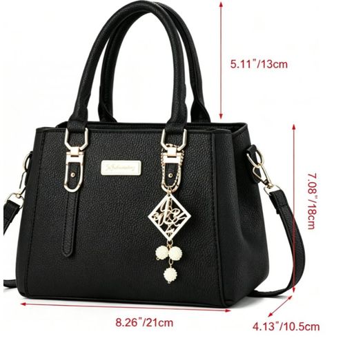 GALUIN Chic Pearl Charm Structured Tote, Multi-wear Design Fit Work and Casual Outings - image 8