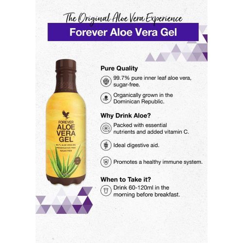 Forever Living Forever Aloe Vera Gel  - 1L - image 2
