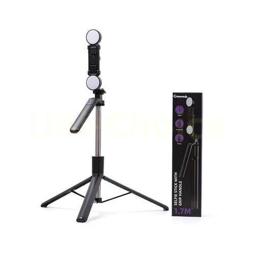 Generic Professional Selfie Stick/Tripod with Ring Lights