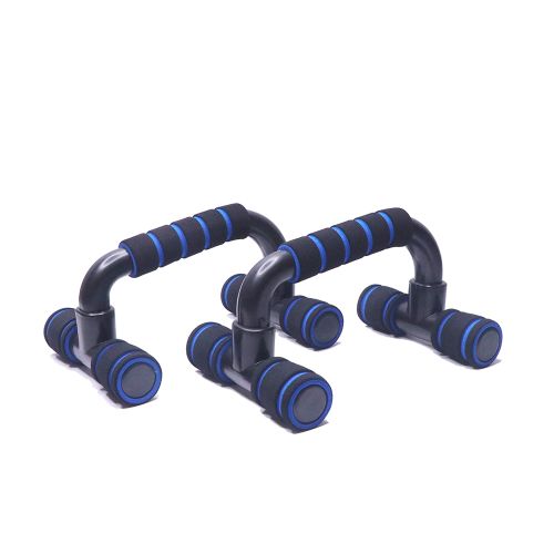 Shop White Label Push Up Bar - 2 Pieces Black/Blue Online