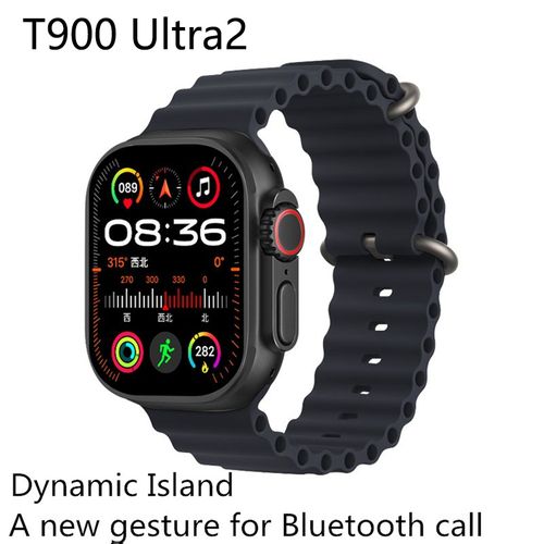 product_image_name-Generic-T900 Ultra2 Smart Watch 2.19-inch High Bluetooth Call Intelligent IP67 Waterproof-black-1