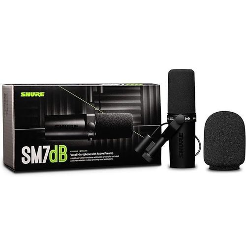 product_image_name-Shure-Professional Sm7db Dynamic XLR Microphone  - Black -2