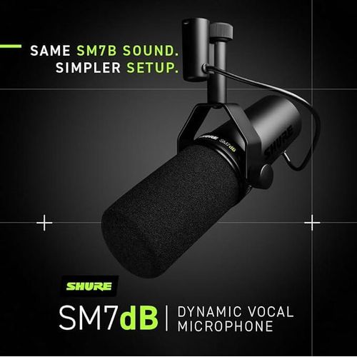 product_image_name-Shure-Professional Sm7db Dynamic XLR Microphone  - Black -4