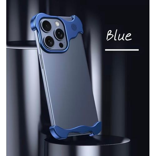 product_image_name-Generic-Phone case: Metal Corner Anti-Drop Case for iPhone 12Pro max, Frameless Ultra-Thin Shockproof Design-1