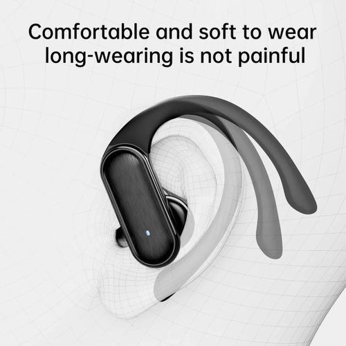 GtyGo Earphones Wireless Bluetooth EarHooks Touch Control Earbuds - black - image 6