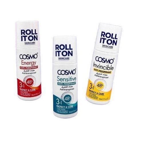 Cosmo Variety Roll it on Antiperspirant - 50ml x 3