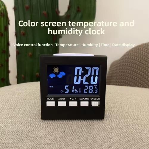 product_image_name-Generic-Multifunctional weather station clock thmeter hygrometer calendar digital liquid crystal display temperature and humidity meter-1