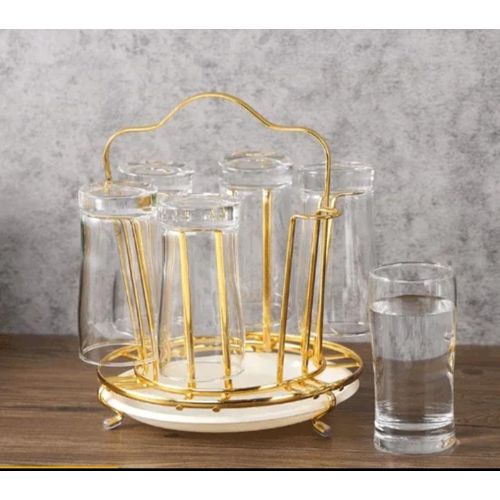 Lw13 Metal wire gold kitchen mug holder
