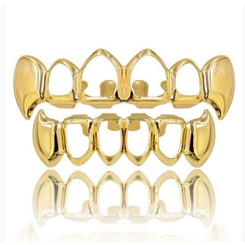 product_image_name-Generic-  Hip Hop Teeth Grill Top & Bottom Grill Hip Hop Bling Hollow Vampire Teeth for Halloween-1