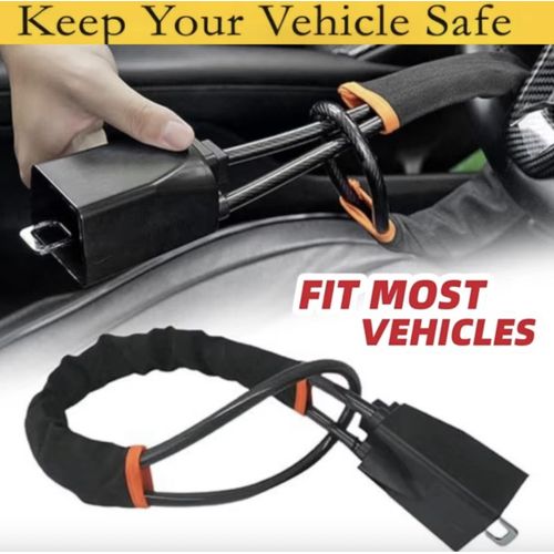 Generic Universal Car Steering Wheel Lock Belt Buckle Lock Anti-Theft - image 6
