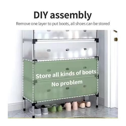 Generic Multi-Tier Dust-Proof Shoe Rack - image 2