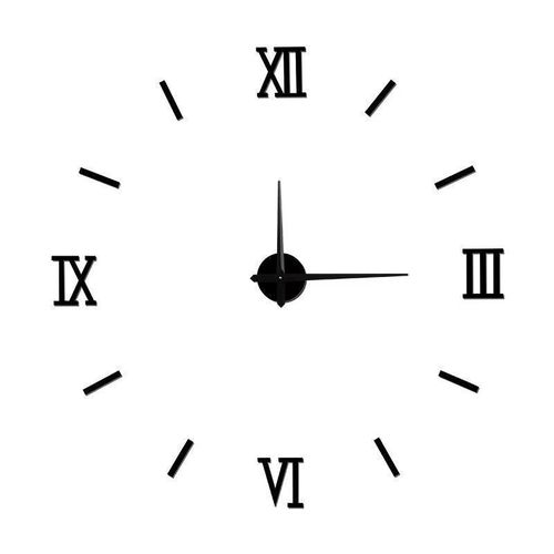 product_image_name-Kingnote-Modern 3D Acrylic Digital Wall Clock Roman Numerals Design Mirror Wall Clock Fashion Large Round Wall Clock DIY Self Adhesive Clocks-4