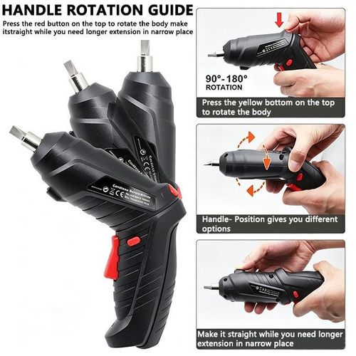 Generic 48-Piece Dual-form Electric Screwdriver Household Multifunctional Repair Tool Set - image 5